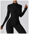 Womens Long Sleeve Yoga Jumpsuit