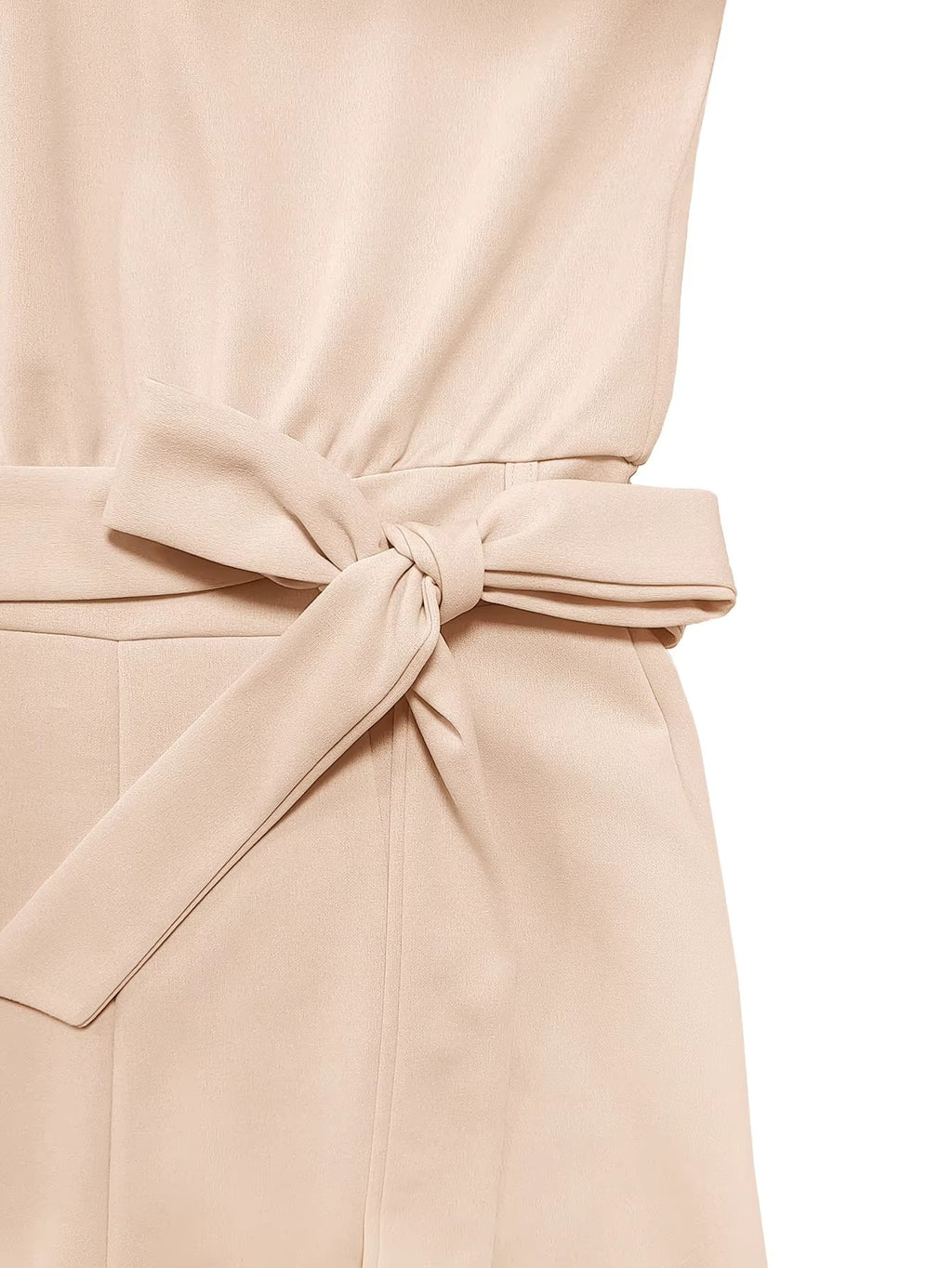 Women's Wide-Leg Belted Jumpsuit